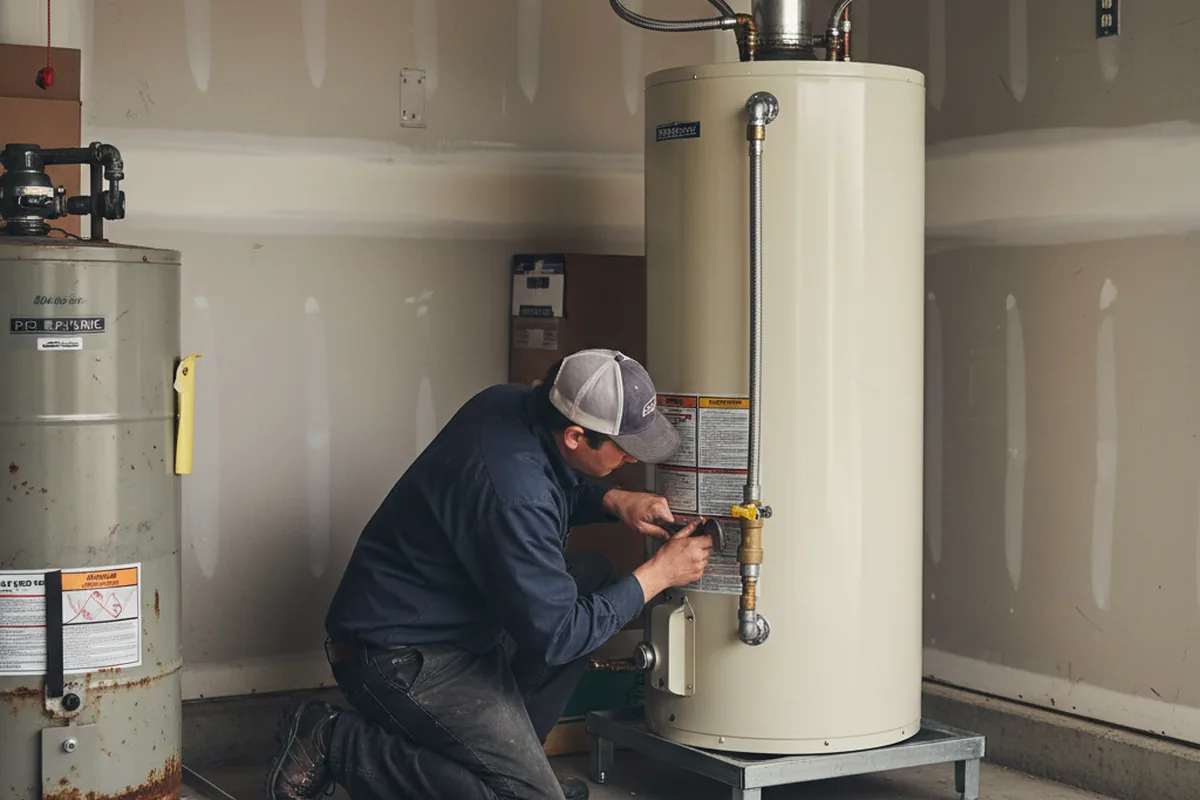 Water heater and shutoff valve replacement in Ocoee